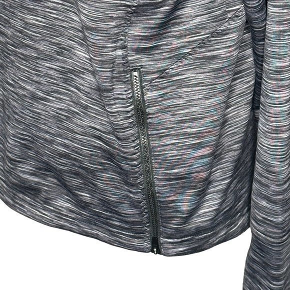 Athleta‎ Women's Spacedye Hoodie Gray Style 383860 Size Small - Picture 2 of 6